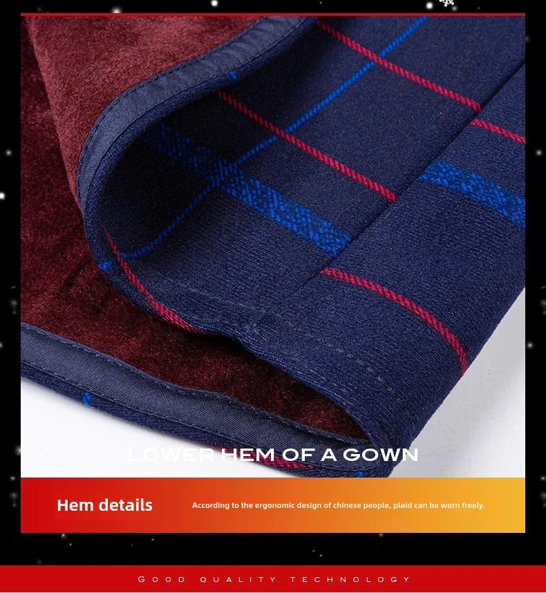 New men's long-sleeved shirt thickened and fleece warm 8XL9XL plus size autumn and winter casual no-ironing comfortable top