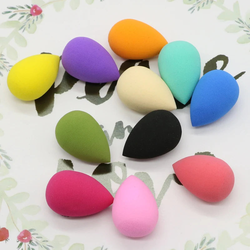 OGEYERO6pcs Mini Makeup Sponge Puff Beauty Egg Sponge for Makeup Concealer Foundation Face Cosmetic Puff Kit Make Up Blender Too
