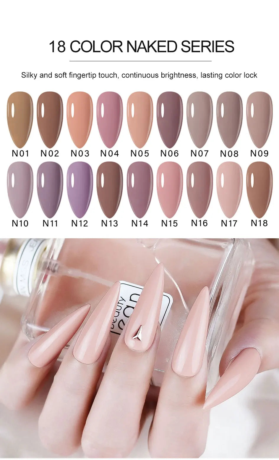 Clou Beaute 15ml Red Black White Green Neon Gel Nail Polish Base Top Coat Velvet Top 400 Colors Semi Permanent Gel Nail Varnish