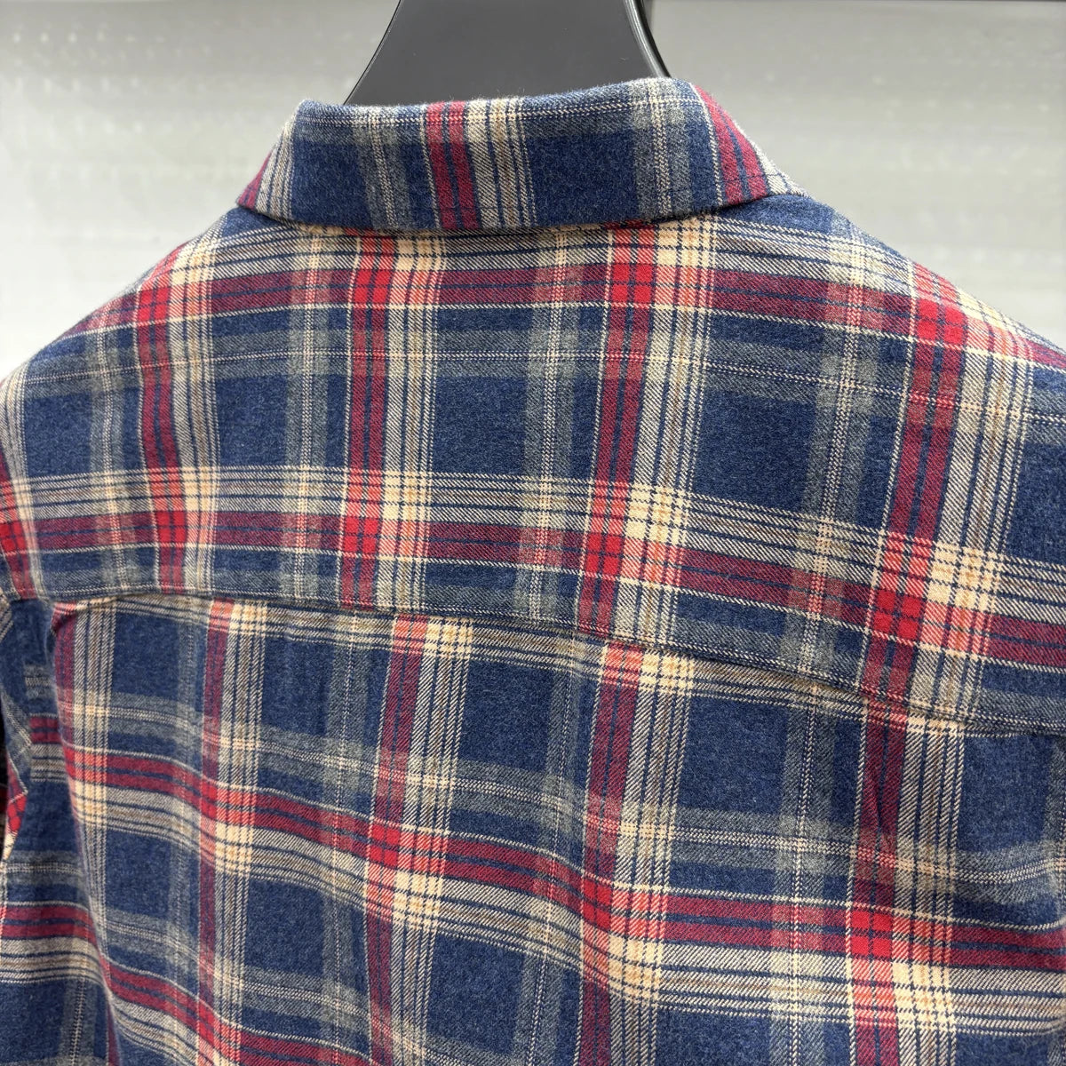 100Cotton High Quality Men's Lapel Contrast Plaid Long Sleeve Shirt Autumn New Matted Breathable Fashion Casual Trend Menswear