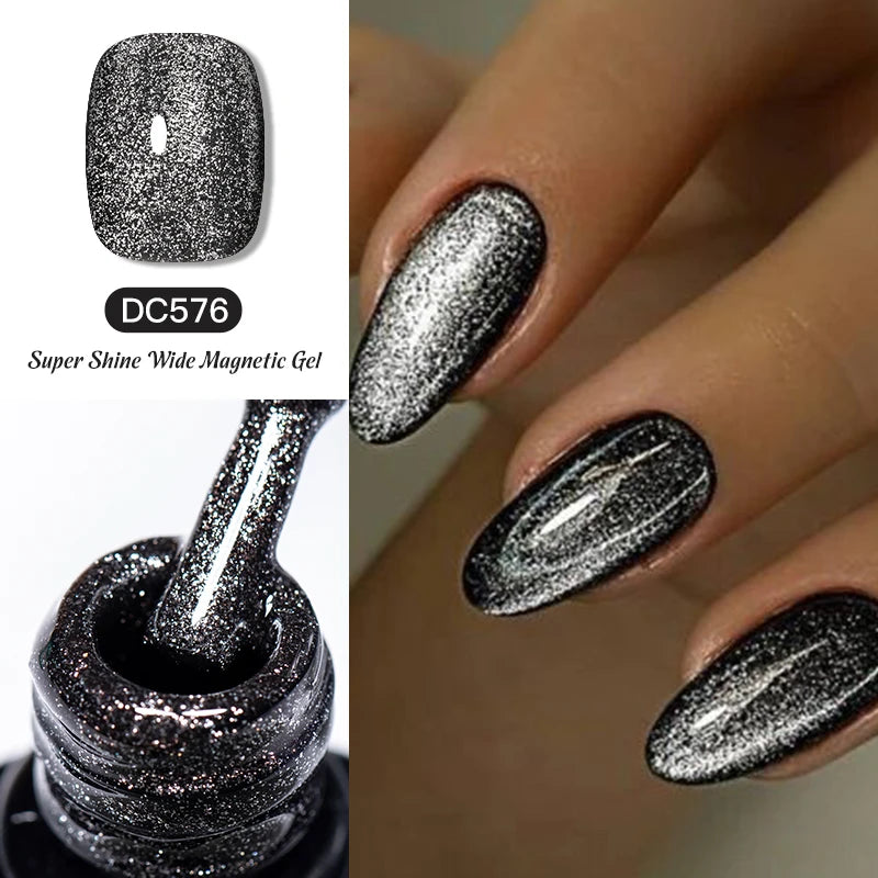 7ml Moonlight Magnetic Cat Eye Gel Nail Polish Grey Blue Red Black Autumn and Winter Nails Ultra Shine Soak Off UV Gel Nail Art