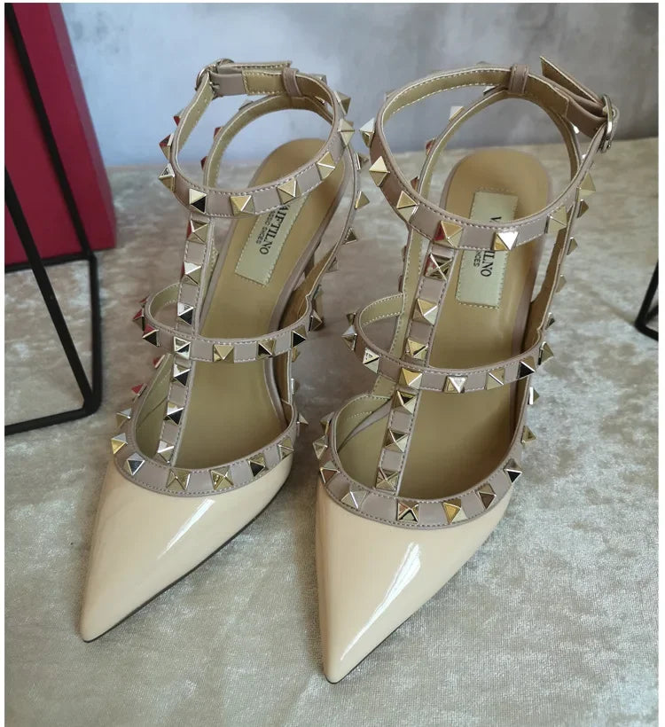 Woman Sandals Super High Heels Wedding Shoes for Women Women Sandals Designer Female Ladies Luxury Sexy Rivets
