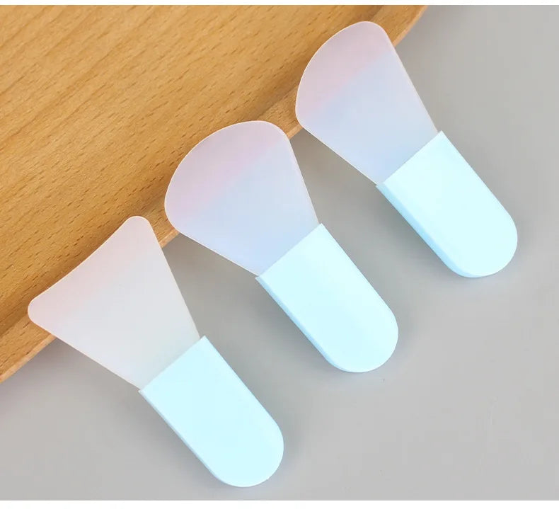 Mask Applicator Brush Soft Silicone Brush, Mini Makeup Spatula Facial Beauty Tool Set, Facial Mud, Makeup Mask Brush