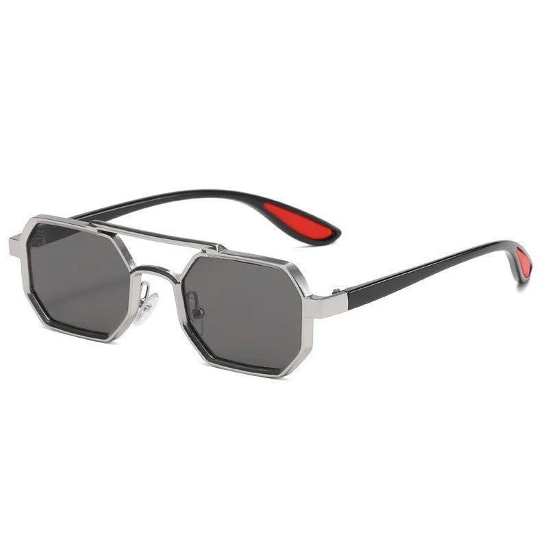 Vintage Square Sunglasses for Men Steampunk Sunglasses Retro Women Punk Style Fashion Glasses Retro Shades Gafas De Sol Очки