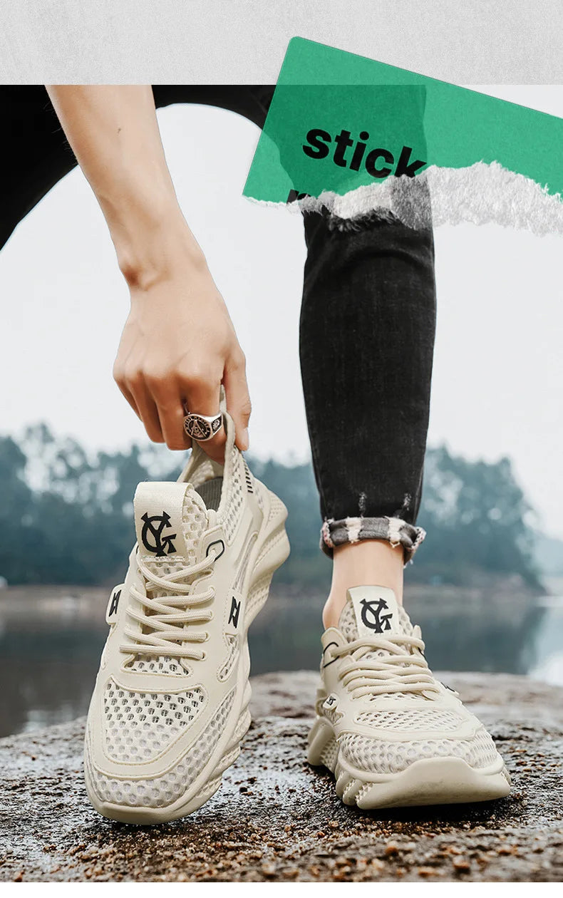 Casual Sneaker Men's Sandals Shoes for Men Soft and Comfortable Non-Slip Thick Bottom Wear-resistant Ventilate Flat Sandals