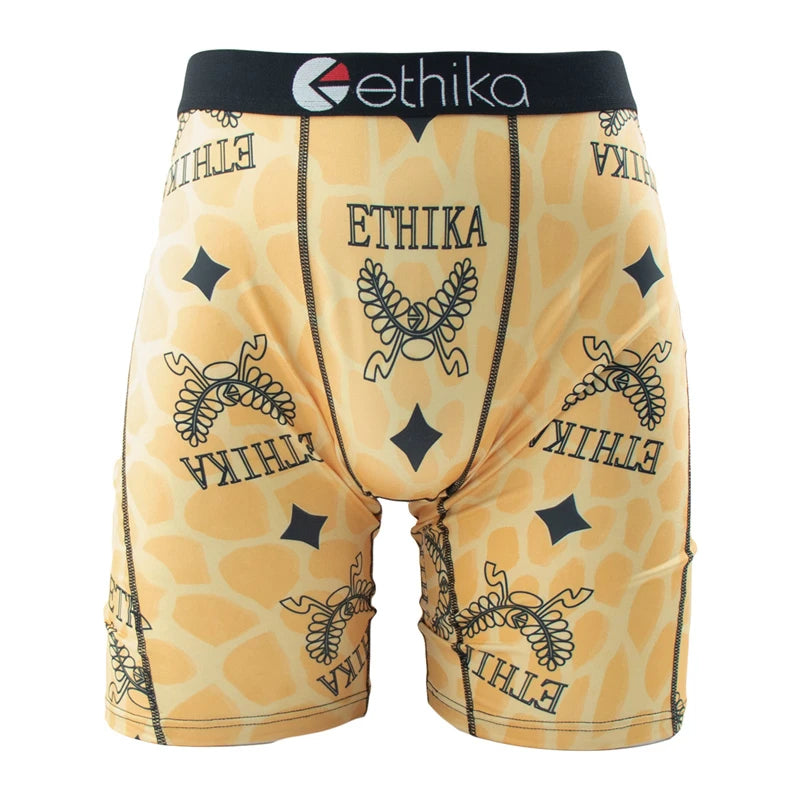 ETHIKA 1Pcs Sexy Men Underwear Boxers Breathable Swimming Man Underpants Plus Size S-3XL Mens Trunks Men's Panties Boxer Briefs