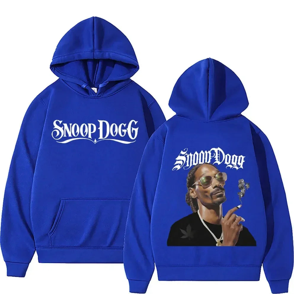 Men's Fashion Y2K Jerseys Long Sleeve Sweater Street Clothing Vintage Snoop Dogg Hoodie Graphic Men Casual Style Hip Hop Hoodies