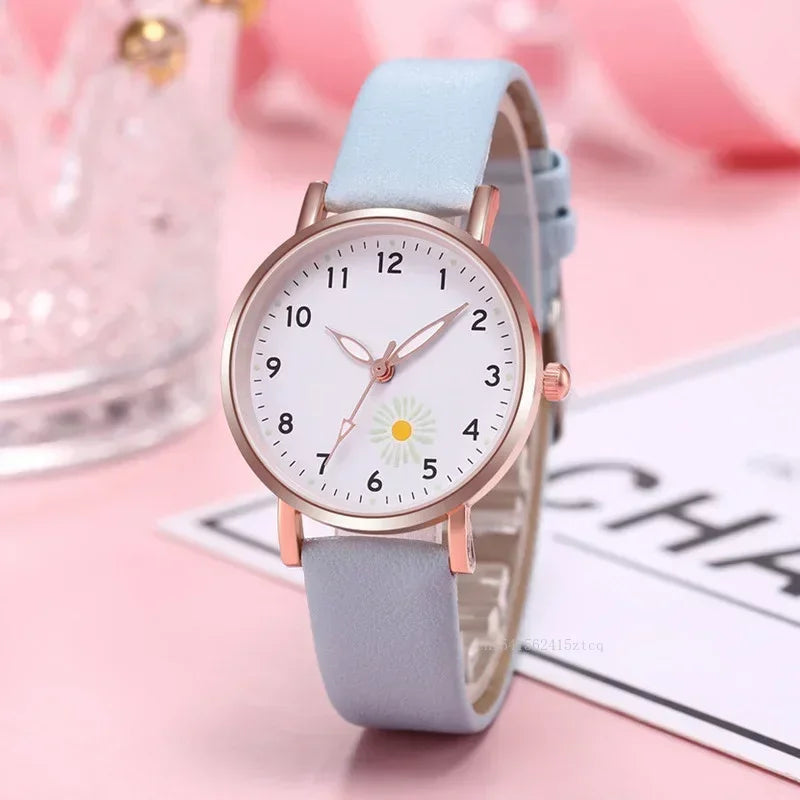 Luminous Watch for Women Girls Simple Trendy Glow in The Dark Watch Cute Fresh School Student Wristwatch Gift