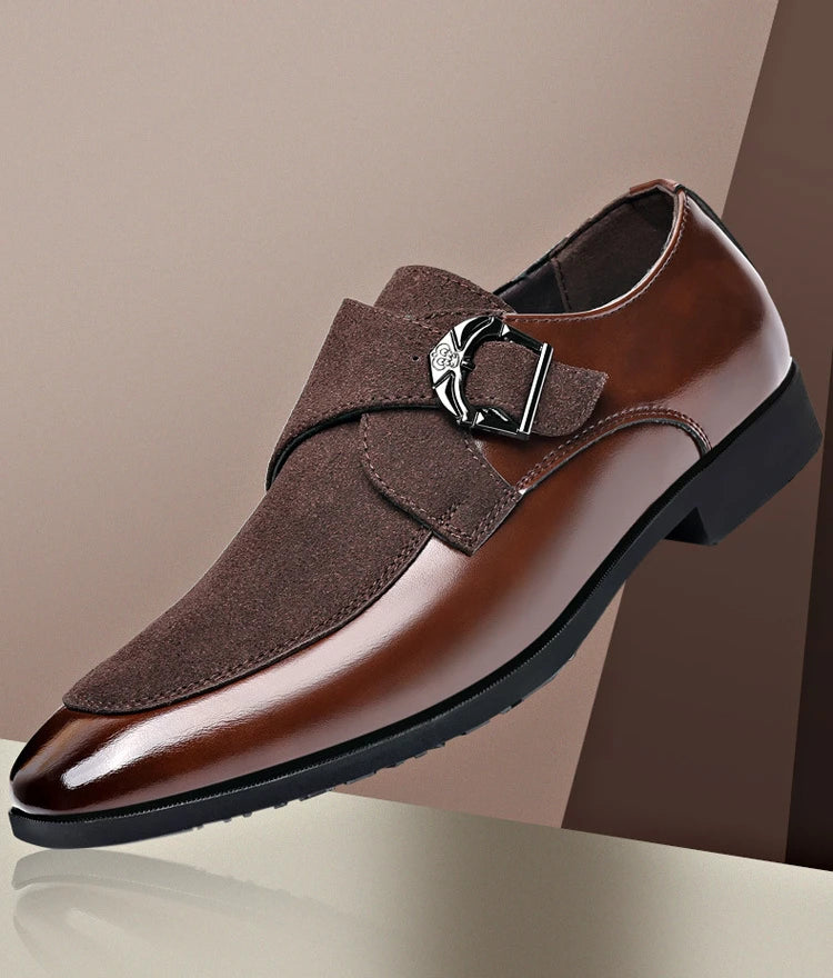 Luxury Dress Shoes for Men designer Business Men Oxford Shoes British Style Pointed Wedding Formal Shoes New Men Fashion Loafers