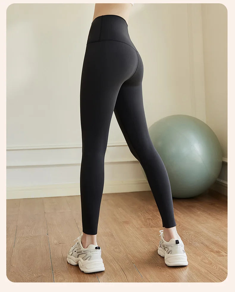 Women Yoga Pants Fitness Pants Winter Thermal Fleece High Waist Tummy Control Butt Lifting Outdoor Workout Leggings New