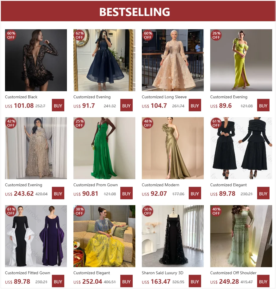 Luxury Sequined Strap Sexy Evening Dresses Elegant Side Slit Celebrity Dress Exquisite High Quality Prom Party Gowns Customized