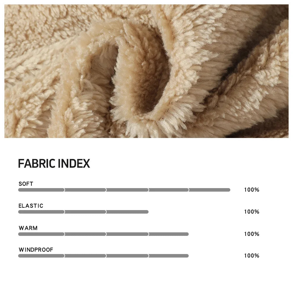 Men's Jackets Winter Windproof Warm Casual Bomber Coat Plaid Sherpa Lined Flannel Outdoor Classic Soft Jackets Men US Size