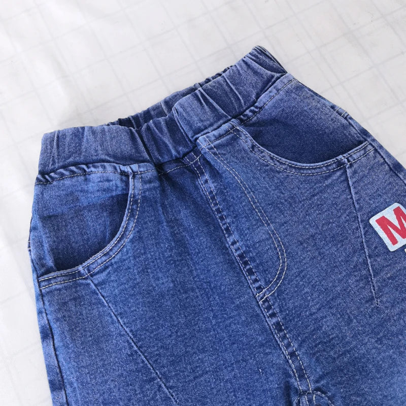 Kids Boys Clothes Skinny Jeans Classic Pants Children Denim Clothing Trend Long Bottoms Baby Boy Casual Trousers