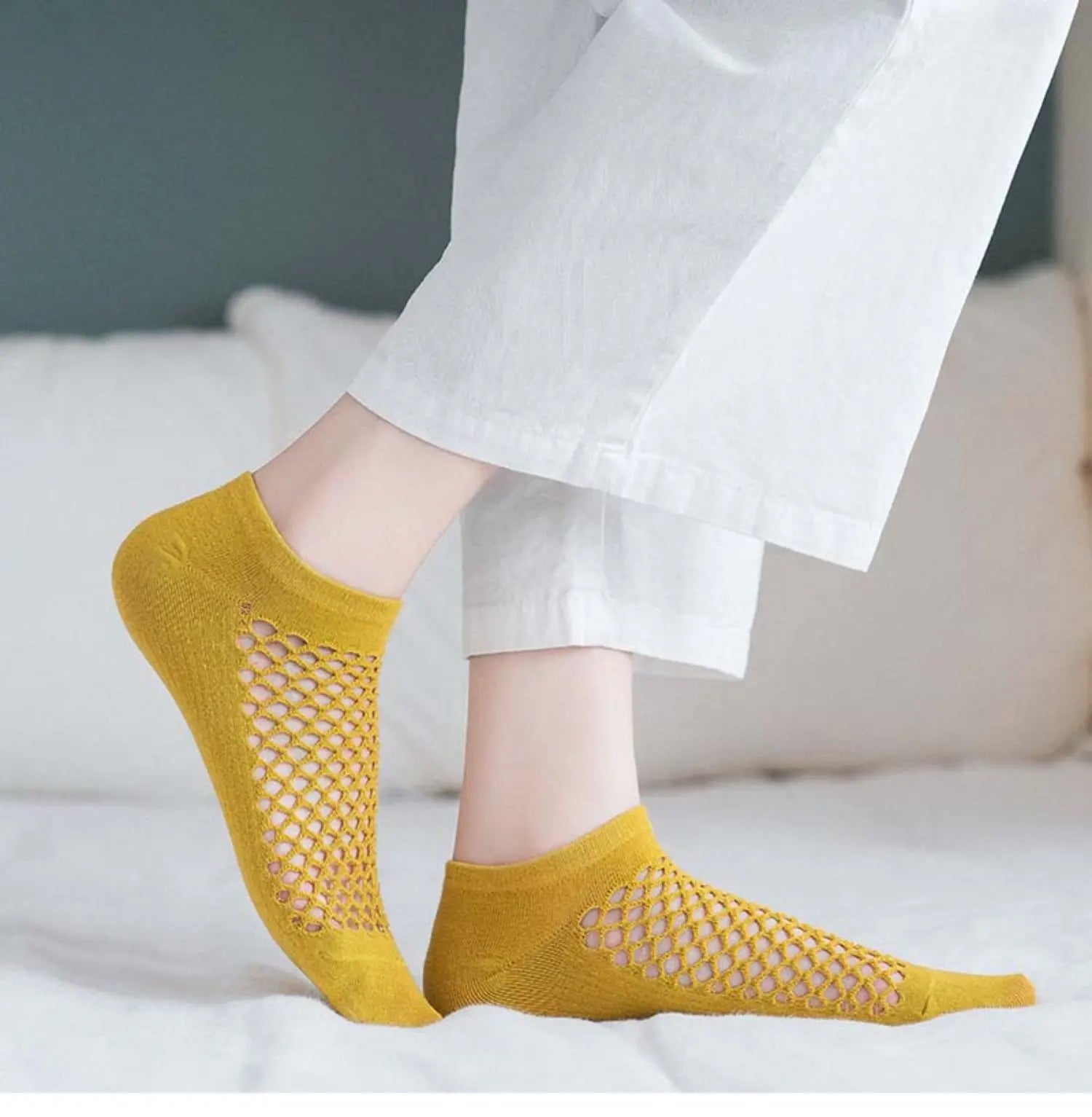 3pairs Women's Socks Breathable Fishnet Casual Ankle Sock Fashion Comfortable High Quality Summer Thin Ladies Calcetines Mujer