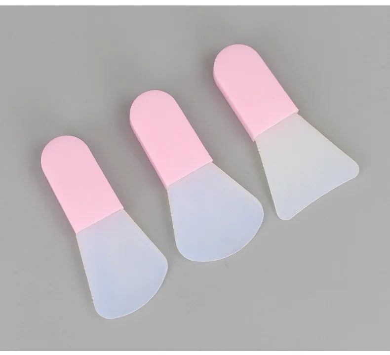 Mask Applicator Brush Soft Silicone Brush, Mini Makeup Spatula Facial Beauty Tool Set, Facial Mud, Makeup Mask Brush