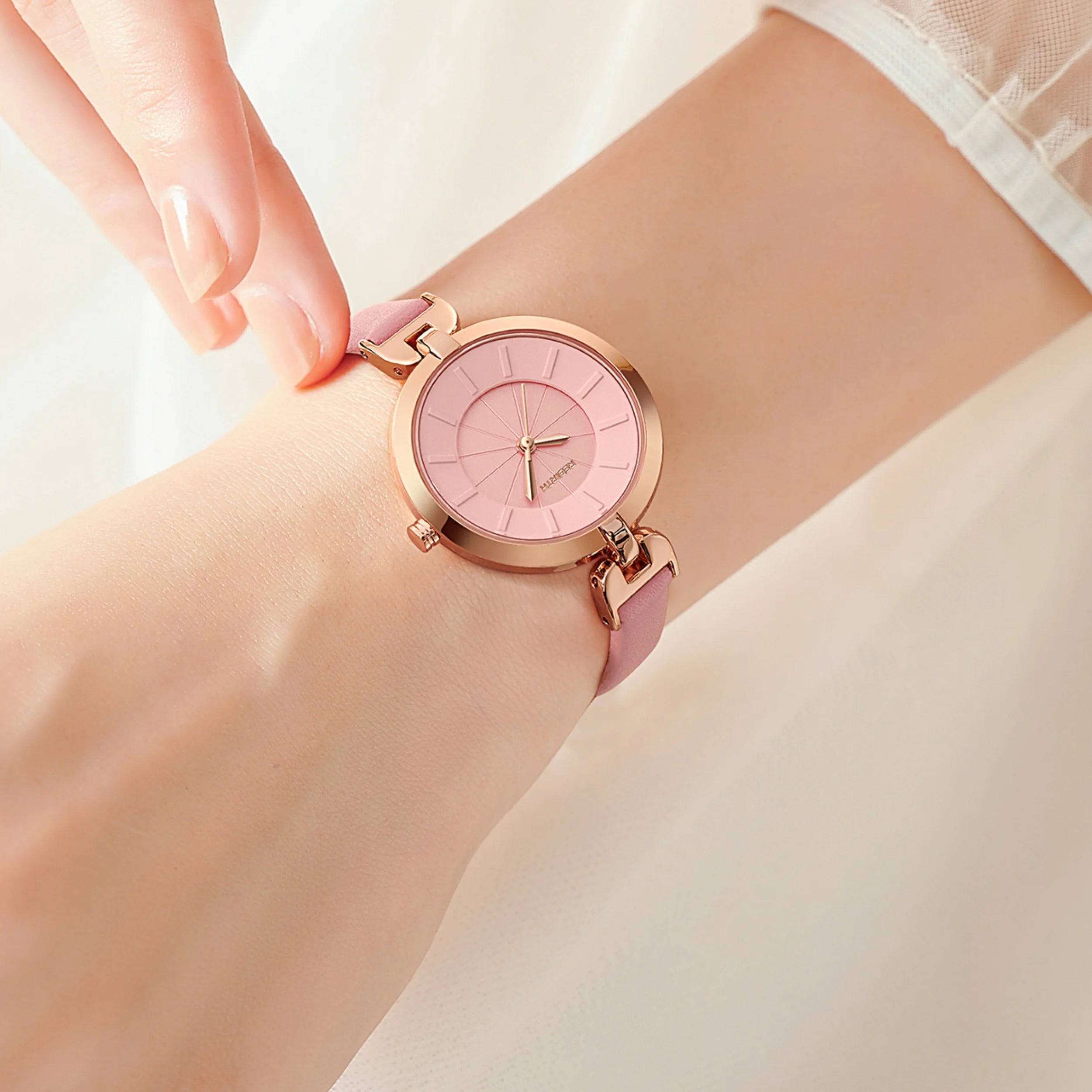 Rebirth Lipuf Brand Women's Watch High-End Niche Design Fashion Quartz Watch