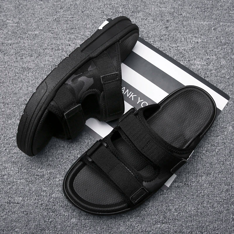 Men's Sandals Flat Sandals Men's Slippers Shoes for Men Wear-resistant Soft and Comfortable Indoor and Outdoor Non-slip Fashion
