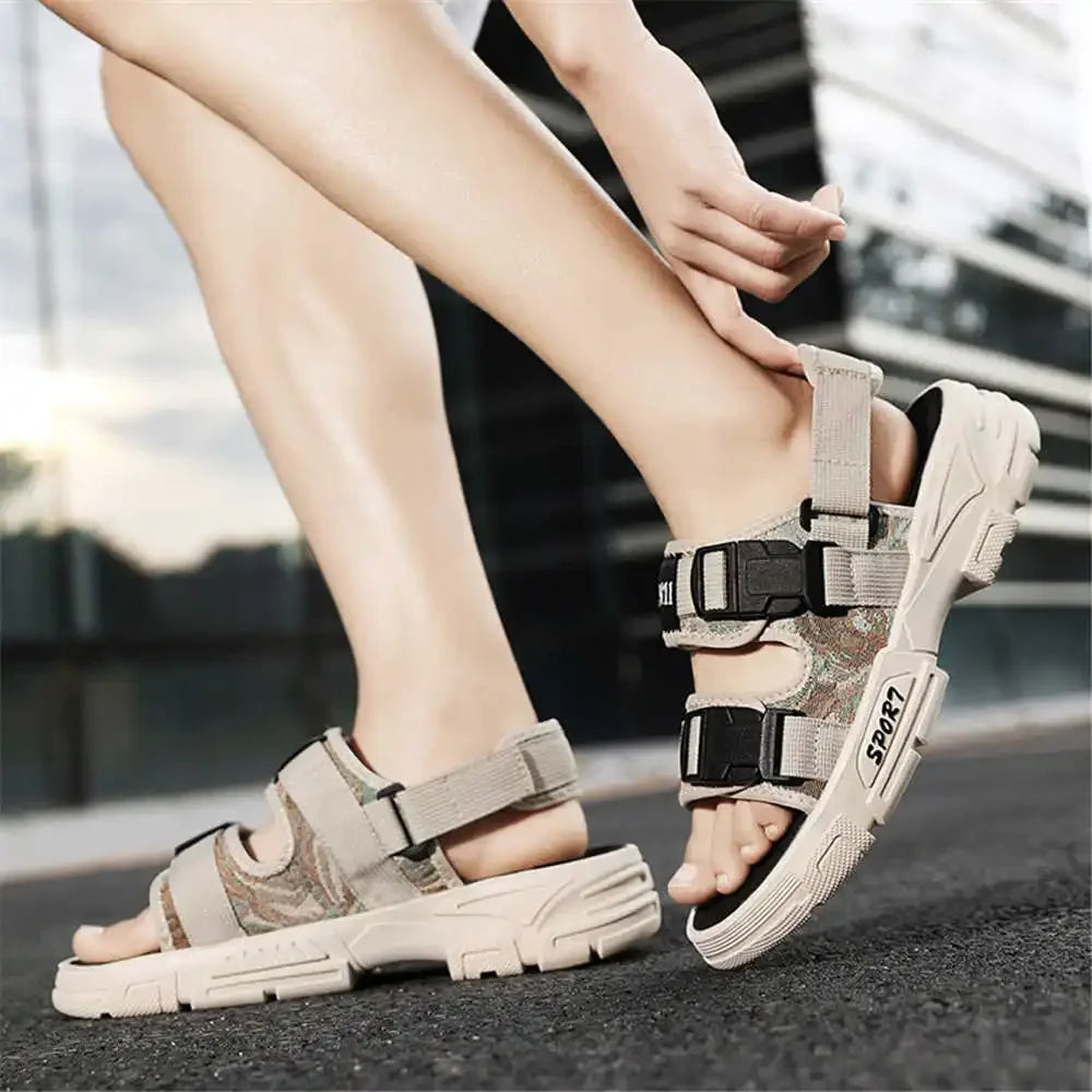 Open From The Back Light Men Shoes Summer Chinese Slippers Barefoot Sandal Sneakers Sport Low Prices Bascket Brand Name