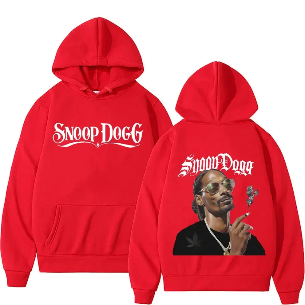 Men's Fashion Y2K Jerseys Long Sleeve Sweater Street Clothing Vintage Snoop Dogg Hoodie Graphic Men Casual Style Hip Hop Hoodies