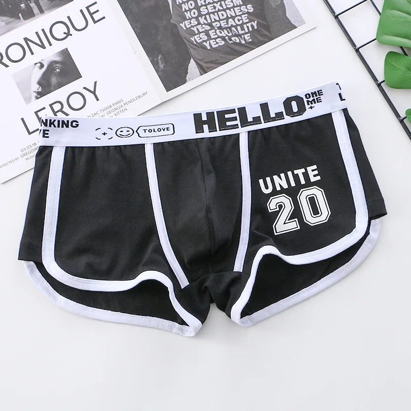 1/3/4 PCS Men's Underwear Boxer Shorts Sexy Panties Cotton Boxers Sports Comfort Man Underpants Shorts Homme U Convex Lingerie