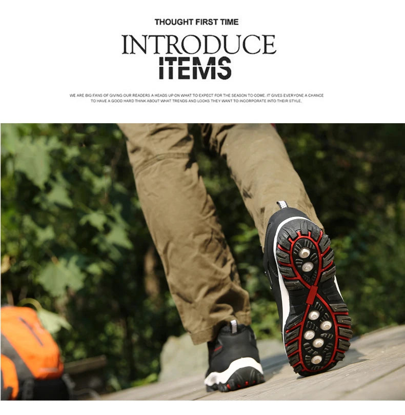 Men Hiking Shoes New Outdoor Casual Sneakers Comfortable Lightweight Shoes for Men Flats Large Sized 48 Walking Sneakers