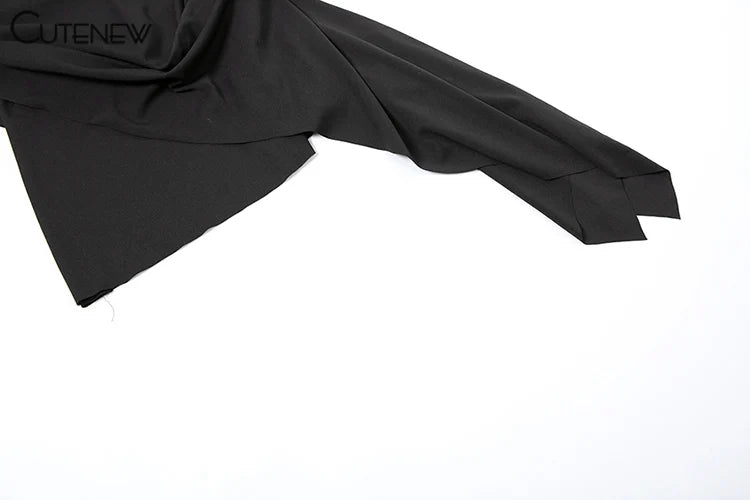 Nibber Floral Solid Mini Dress Women Basic Trend Birthday Party Chic Irregular Strapless Cross Sheath Vestidos Concise Clothing