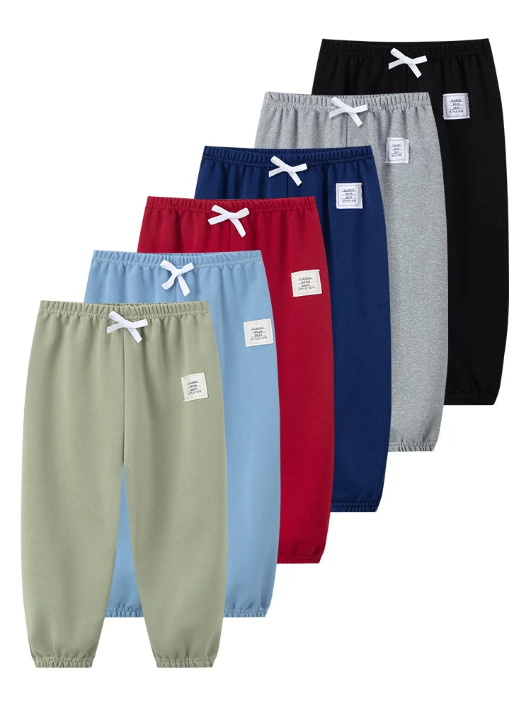 1/3 Pack Four Seasons Children's Sports Leisure Multicolor Pants Boys and Girls Basic Harun Pants Comfortable Running 9 Pants