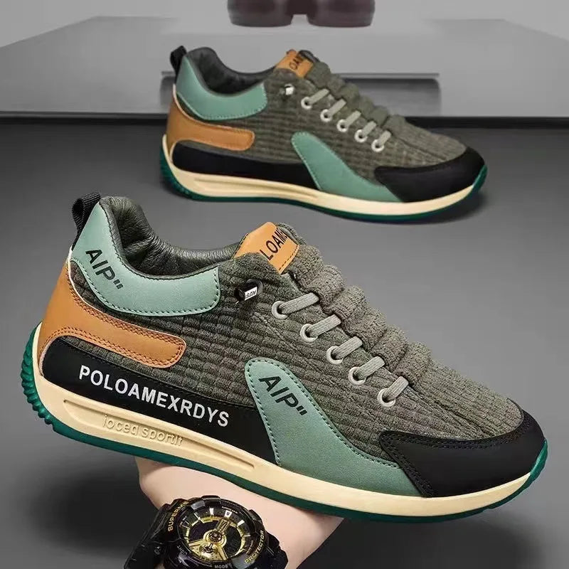 Sneakers Platform Shoes for Men Luxury Brand Chunky Sneakers Breathable Casual Men Vulcanize Shoes 2025 New Designer Ankle Shoes