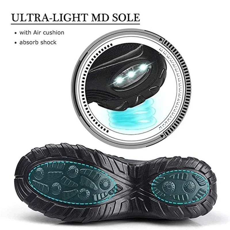 Fashion Women's Casual Sneakers Summer Comfort Mesh Running Shoes Breathable Cushion Black Sneakers for Women 2026 Student Shoes