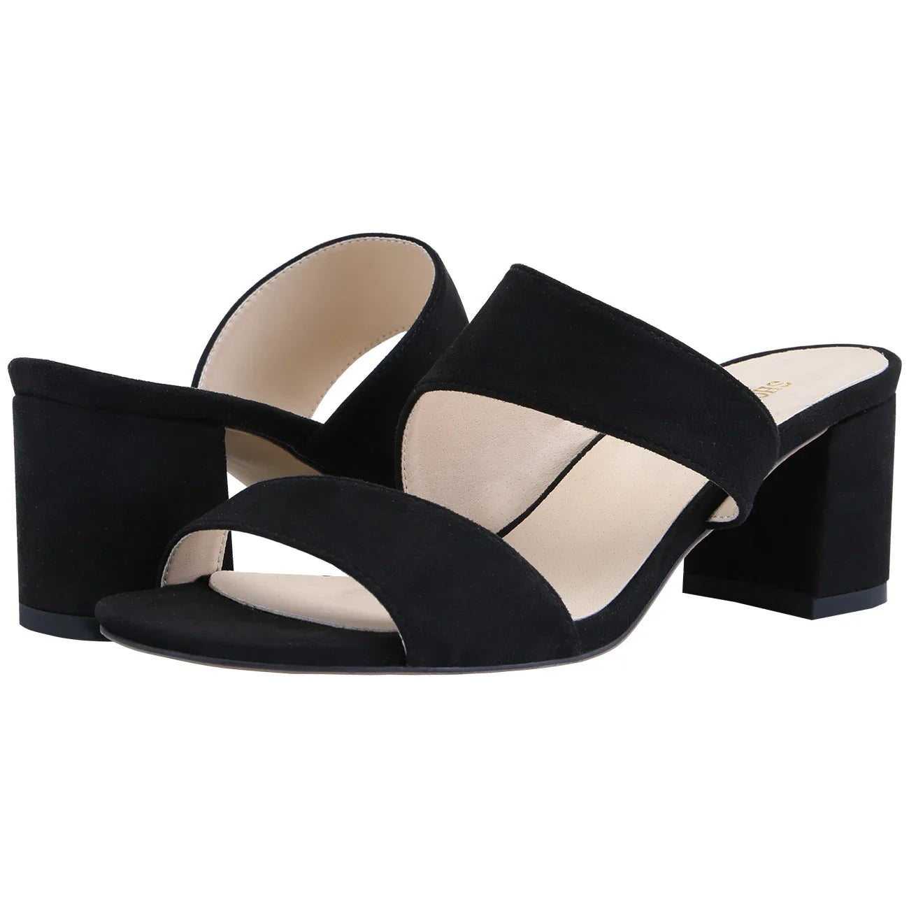 Women Low Chunky Sandals Fashion Sexy Comfort Open Toe 5cm Thick Heel Ship on High Heels Party Dress Girl Slipper Wedding Shoes