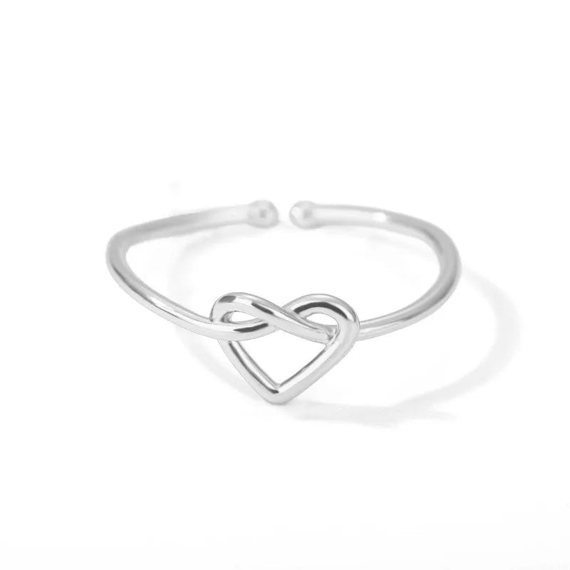 Zircon Little Heart Rings For Women Minimalism Heart Ring Stainless Steel Finger Dainty Ring Valentine Gifts Free Shipping