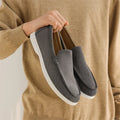Men's Casual Shoes Suede Leather Loafers Classic British Style Men Shoes Lightweight Soft Moccasins Male Slip on Driving Flats