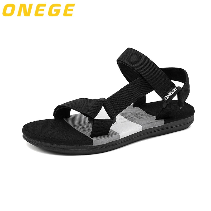 A Pair of Simple and Lightweight Beach Shoes, New Driver's Youth Sports Sandals, Men's Wear-Resistant, Non-Slip, Outdoor Soft-Soled, Anti-Odor Casual Shoes