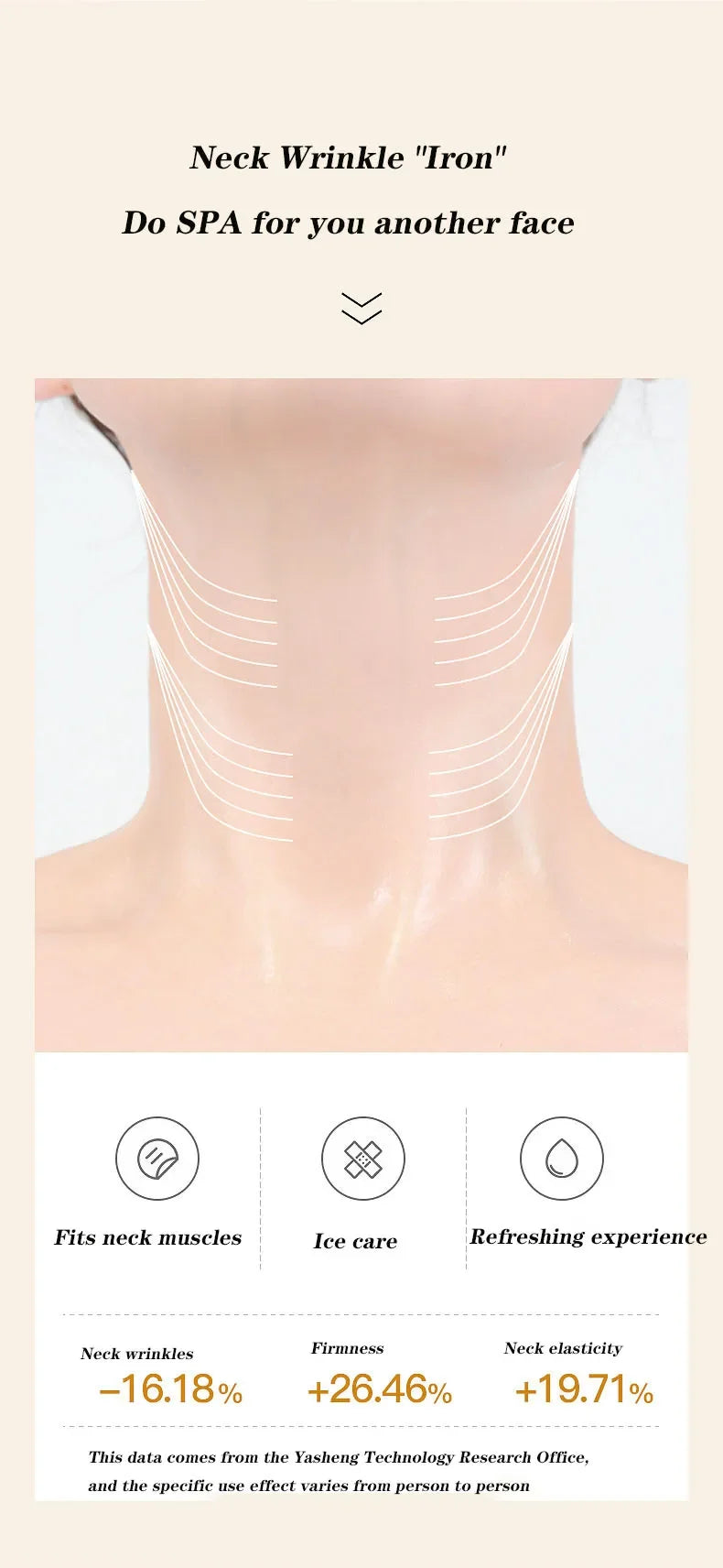 Gold Firming Neck Mask Moisturizing Anti Wrinkles Anti-aging skincare Neck Masks Beauty Necks Skin Care Products