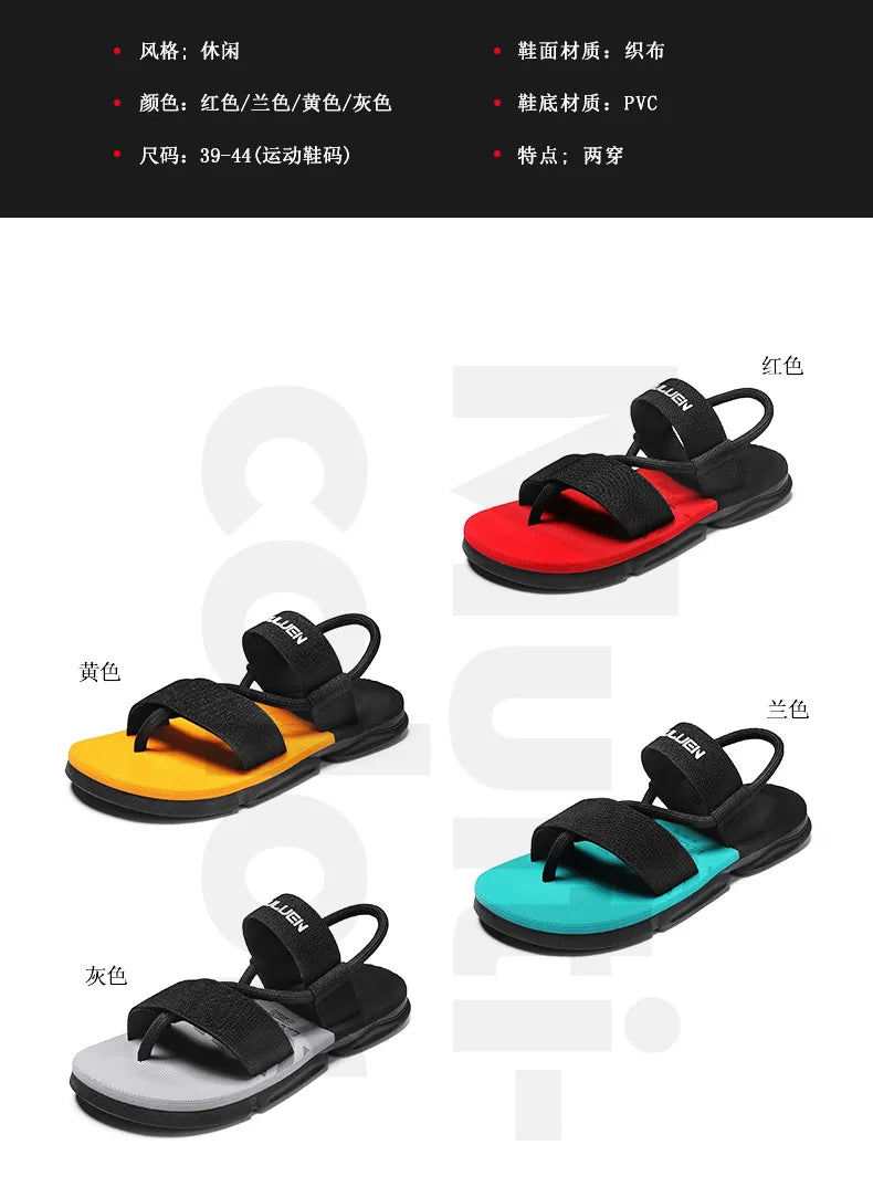 High Quality Brand Men sandals Summer Beach Flip Flops Men Fashion Breathable Casual Beach Men sandals Summer Outdoor