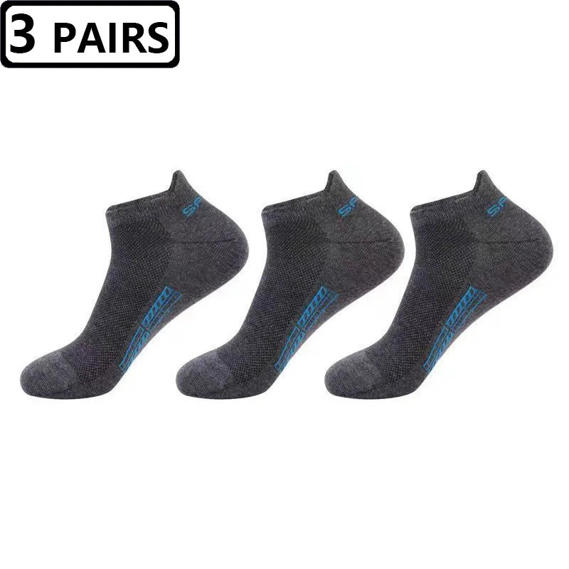 New Socks Men 3pairs/lot High Quality Summer Cotton Socks Breathable Soft Short Funny Ankle Sock Mens Meias Calcetines Size38-43