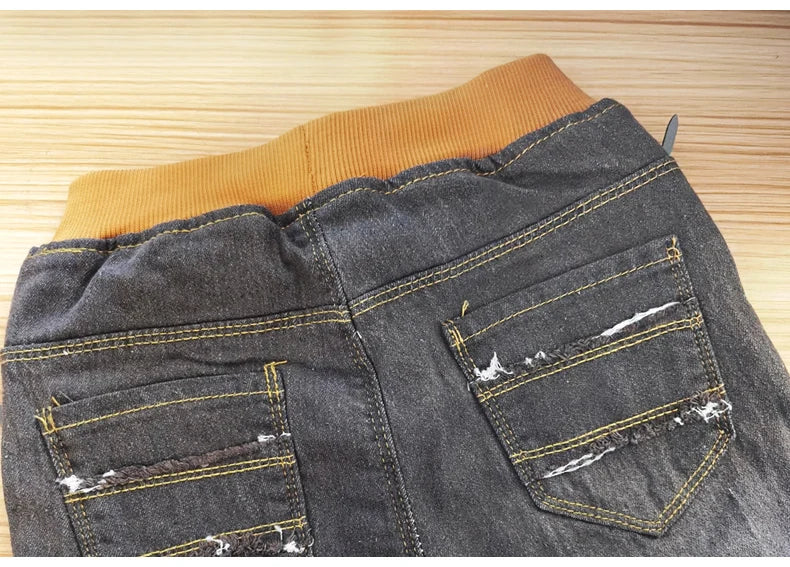 IENENS Kids Boys Jeans Classic Cowboy Pants Children Denim Clothing Bottoms Baby Boy Casual Trousers 4 5 6 7 8 9 10 11 Years