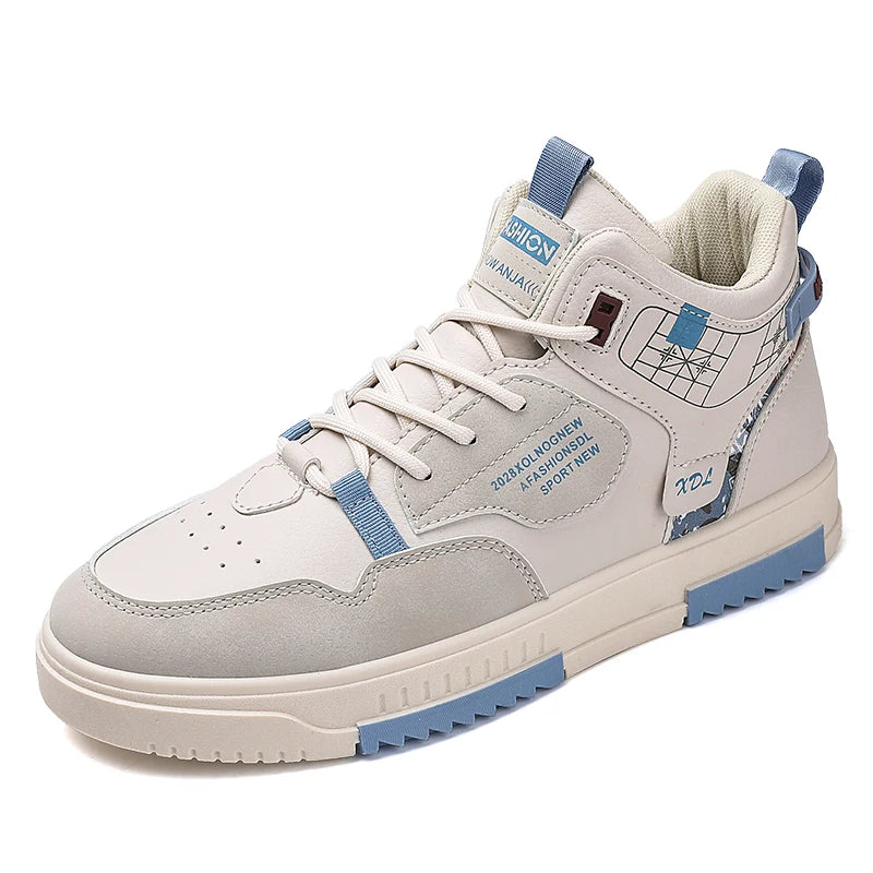 Mens Board Shoes 2025 Winter Comfortable Thick Soled Non Slip Casual Smeakers Student Street Warm Winter Cotton Shoes for Men