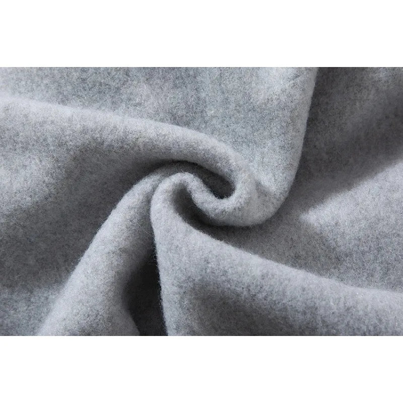 Autumn and Winter Men's Casual Street Hooded Sweatshirt - Hand-painted Cartoon Human Figure Letter Pattern Printed Hooded Shirt