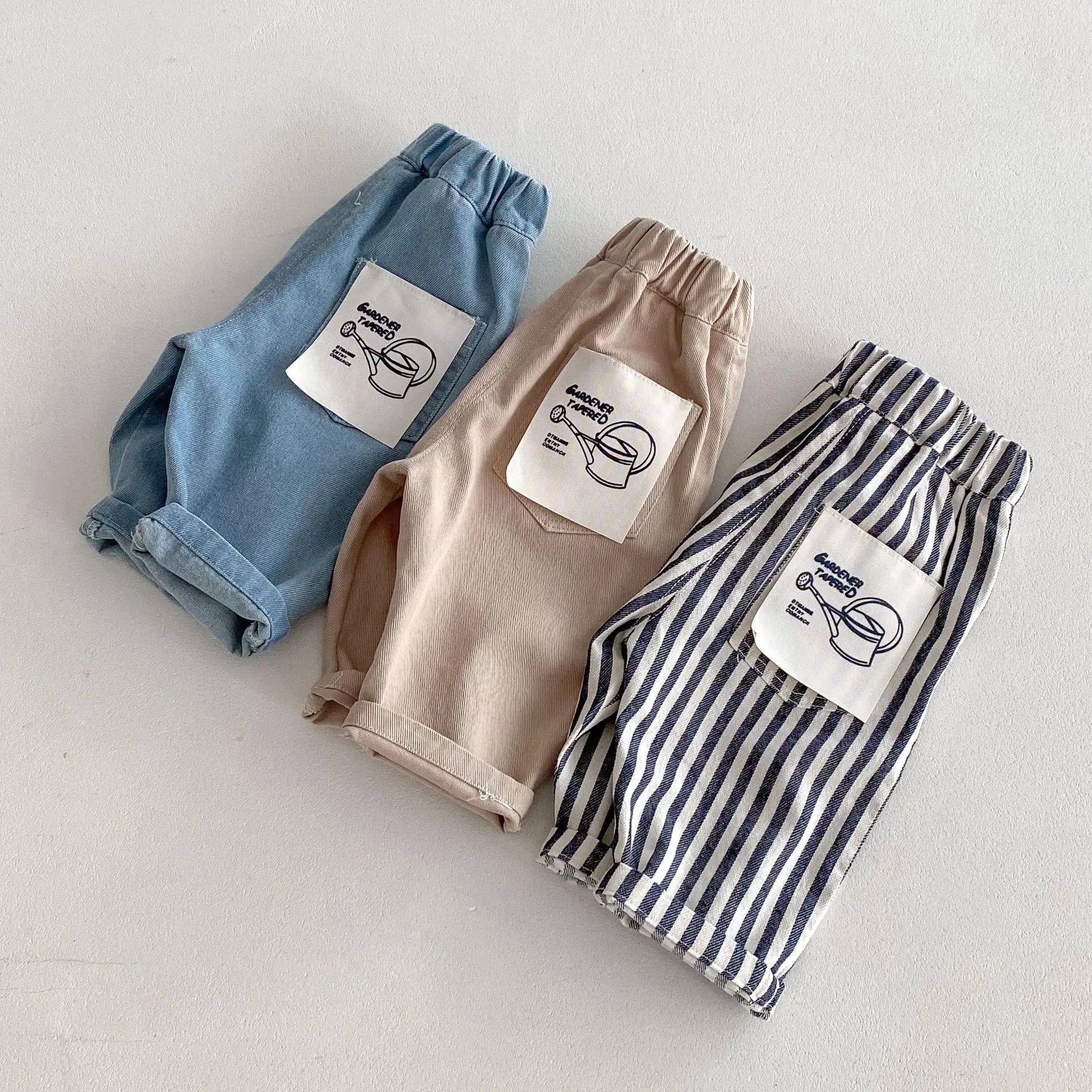 0-5Y Kids Boys Cotton Denim Pants Summer 2026 Baby Jeans New Stylish Korean Style Children's Casual Soft Trousers Clothing Boys