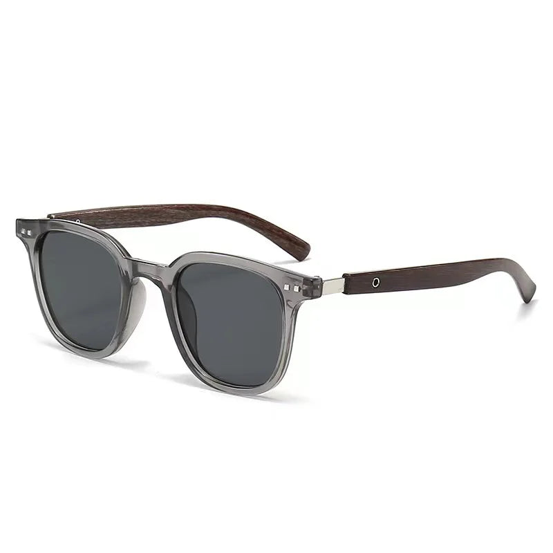 New Men Vintage Wooden Frame Sunglasses Classic Men's Sunglasses Polarized UV Protection Driving Eyewear Outdoor Shades Goggles