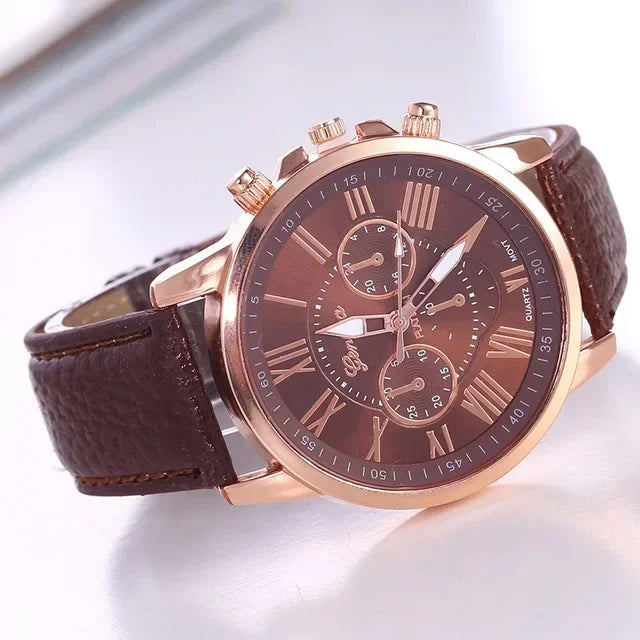 Womens Watches Brand Sport Style Fashion Ladies Watch Leather Watch Men Girls Female Quartz Wristwatches Montre Femme