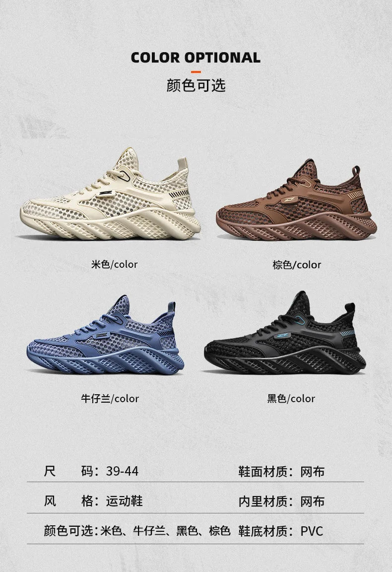 Casual Sneaker Men's Sandals Shoes for Men Soft and Comfortable Non-Slip Thick Bottom Wear-resistant Ventilate Flat Sandals