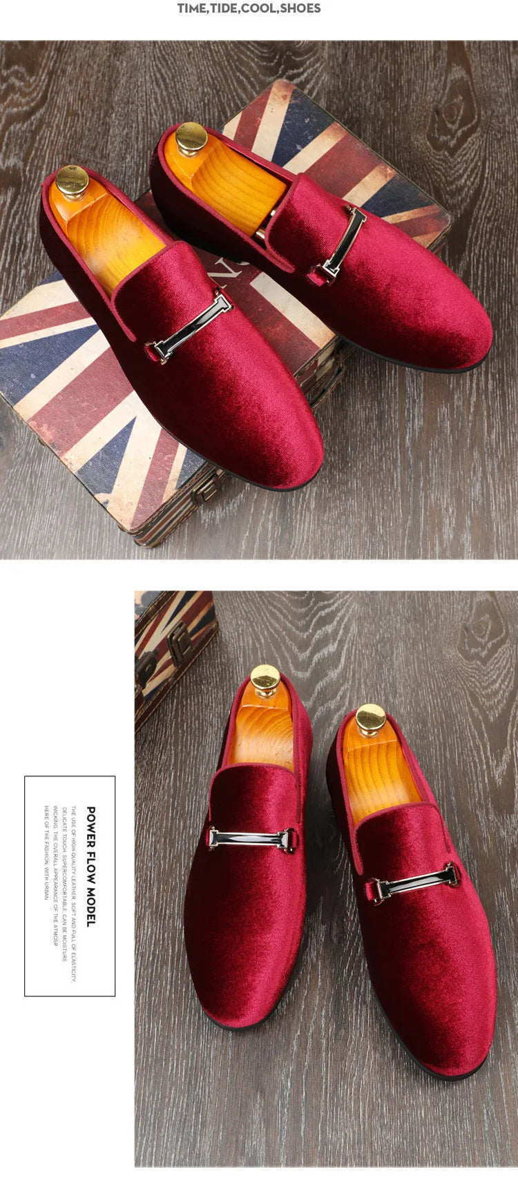 Designer Shoes Men Zapatos De Hombre Slip-On Leather Shoes Casual Male Shoes Adult Red Driving Moccasin Soft Non-slip Loafers