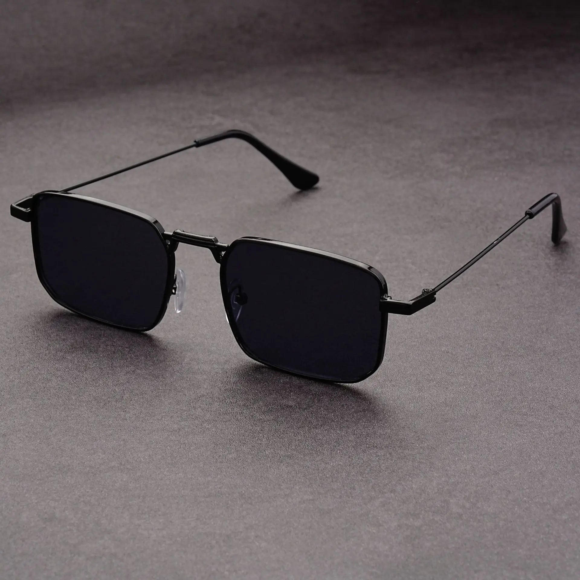 Fashion Rectangle Sunglasses Men Women Vintage Square Driving Sun Glasses Luxury Brand Metal Frame Eyewear Lentes De Sol Hombre