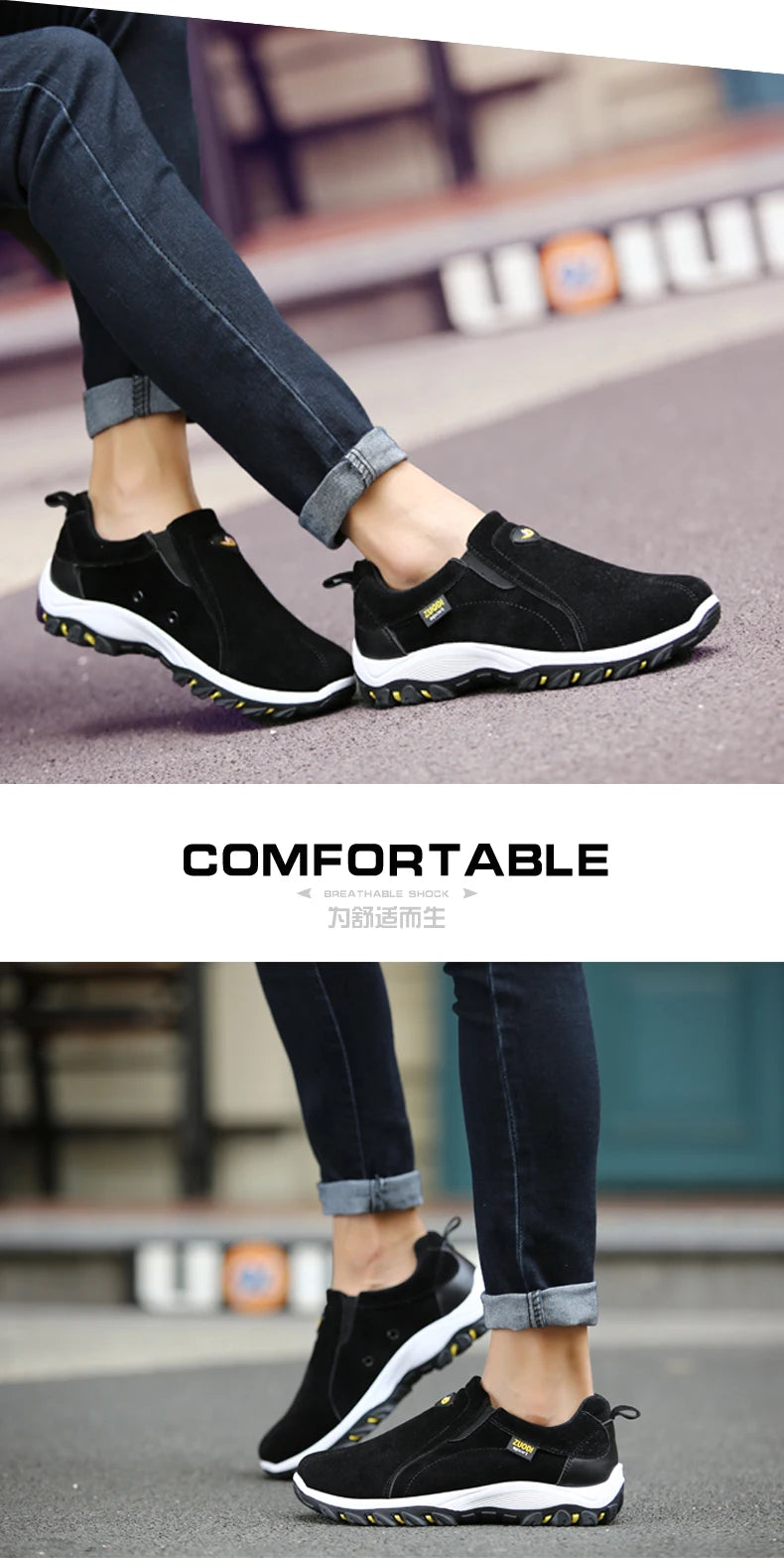 Men Hiking Shoes New Outdoor Casual Sneakers Comfortable Lightweight Shoes for Men Flats Large Sized 48 Walking Sneakers
