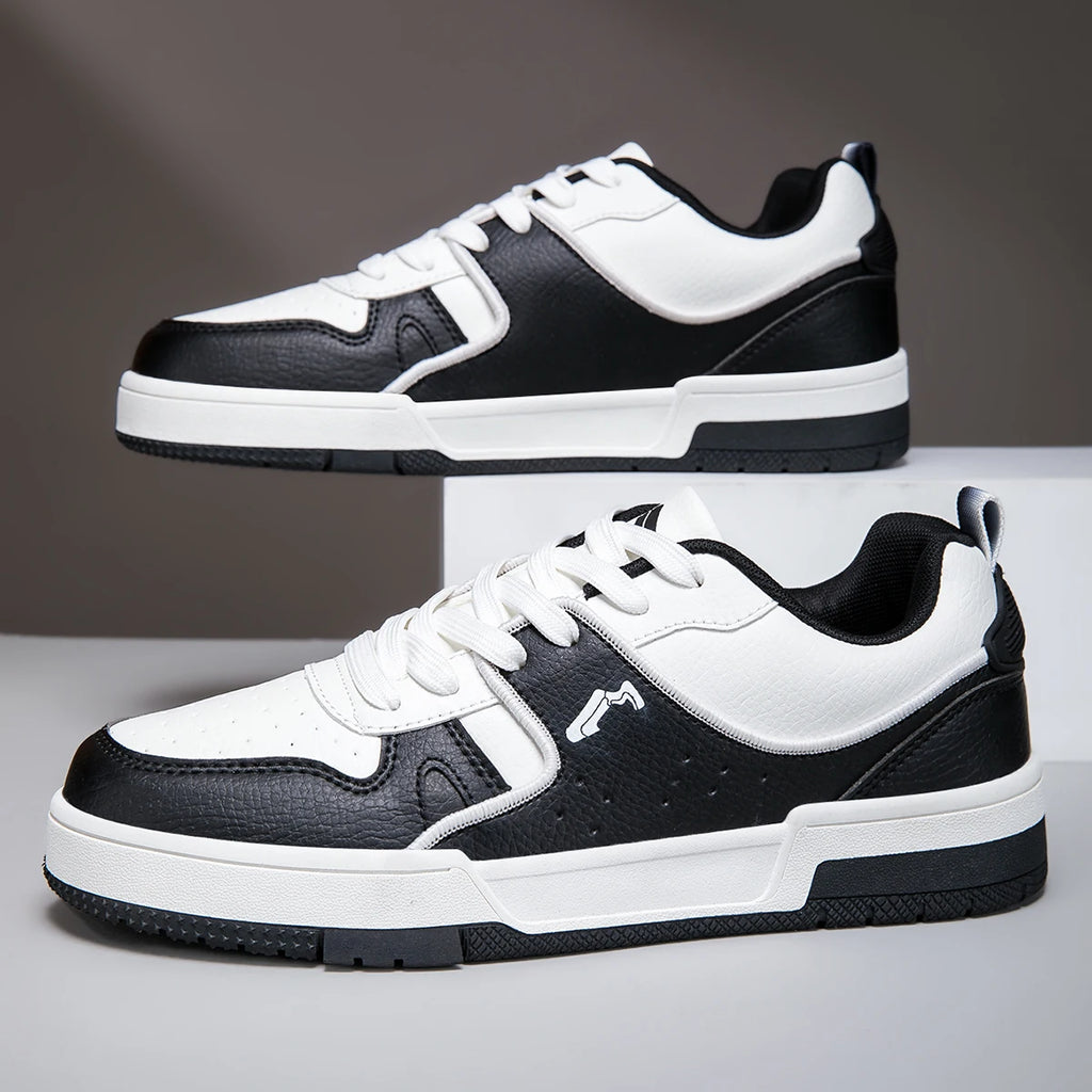 Men Board Shoes Autumn Trendy Lace Up Flat Sports Shoes Anti Slip Comfortable Couple Daily Wear Casual Sneakers for Men