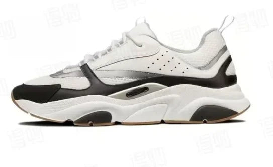 2025 new B22 sports and leisure thick soled fashionable retro breathable men's and women's height increasing casual shoes