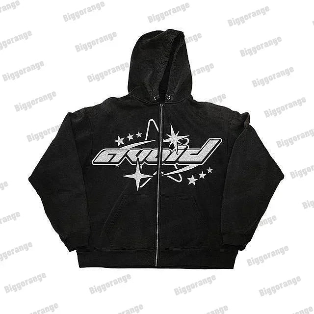 New Autumn\Winter Classic Harajuku Striped Retro Sweater Women's Embroidered Pattern Color Blocking Knitted Pure Cotton Sweater