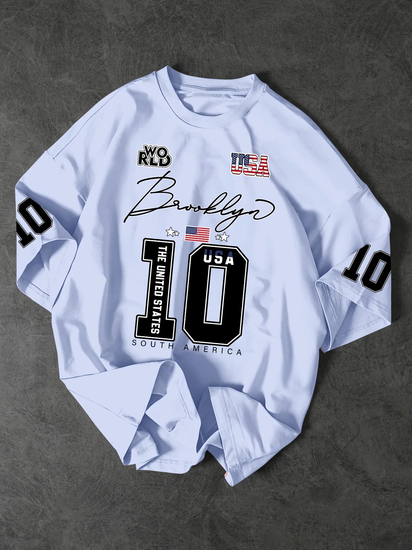 2025 Summer New Men's T-shirt Casual sporty breathable lightweight digital print Men's T-shirt